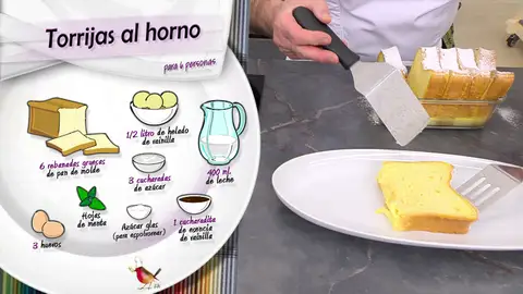 Ingredientes torrijas al horno Ingredientes torrijas al horno