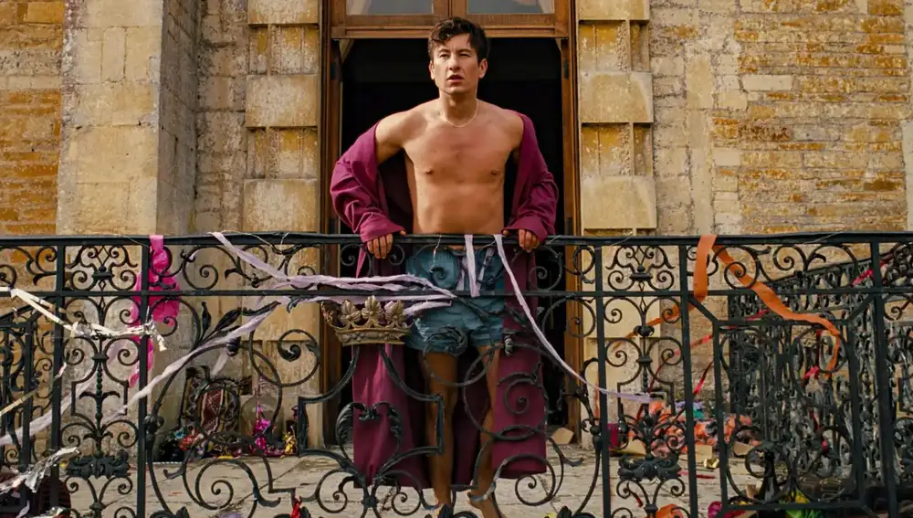 Barry Keoghan como Oliver Quick en Saltburn Barry Keoghan como Oliver Quick en Saltburn