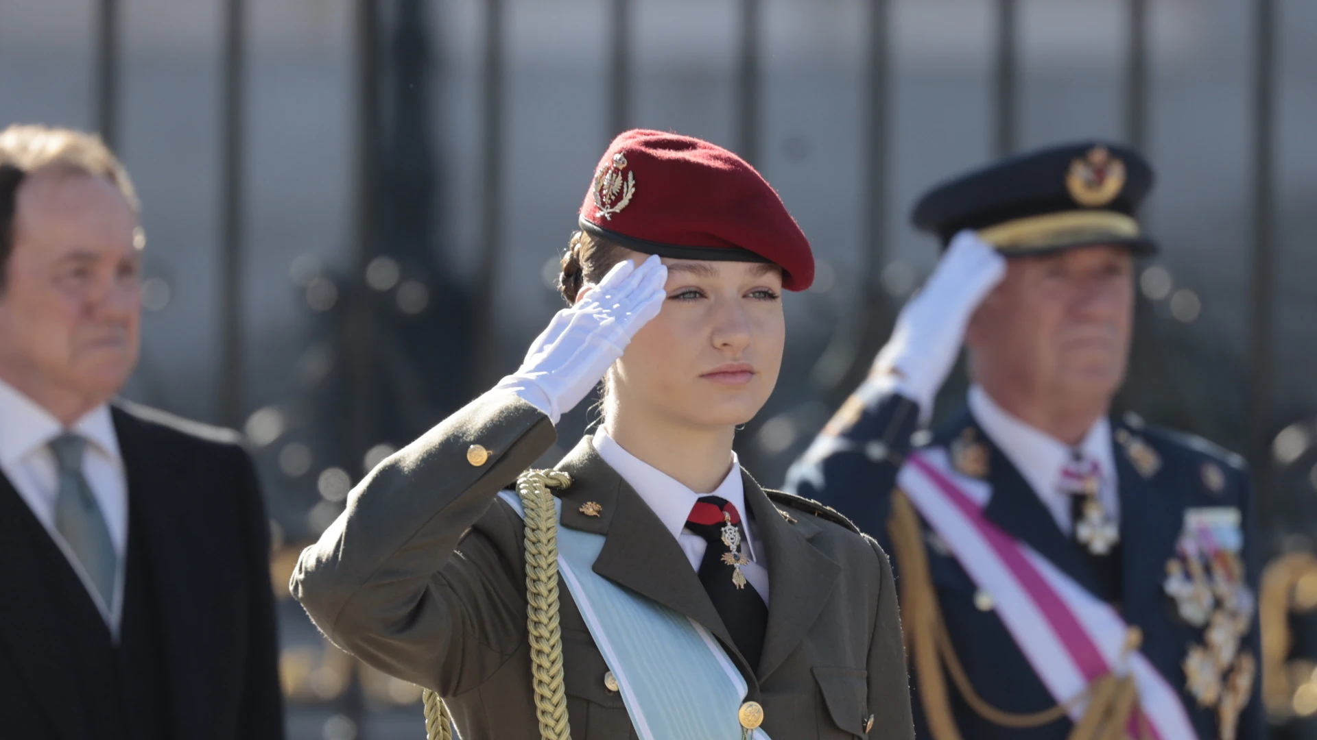 La princesa Leonor en su primera Pascua Militar La princesa Leonor en su primera Pascua Militar