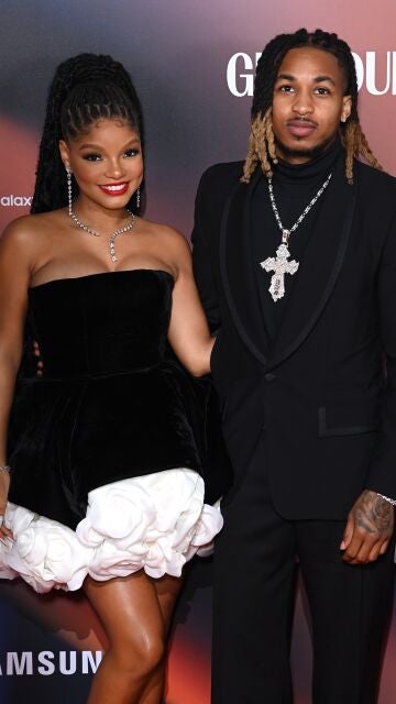 Halle Bailey junto a su pareja, el rapero DDG