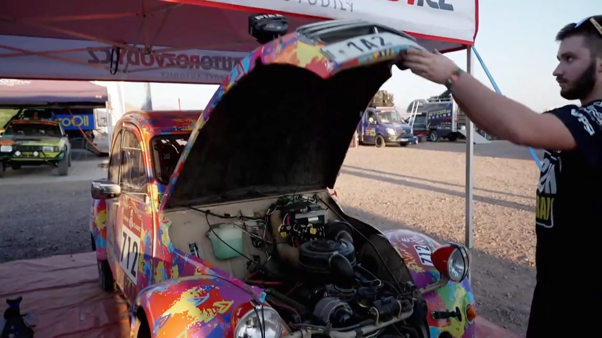 El Citroën 2CV que participa en el Dakar 2024 El Citroën 2CV que participa en el Dakar 2024