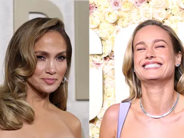 Jennifer Lopez y Brie Larson en los Globos de Oro Jennifer Lopez y Brie Larson en los Globos de Oro