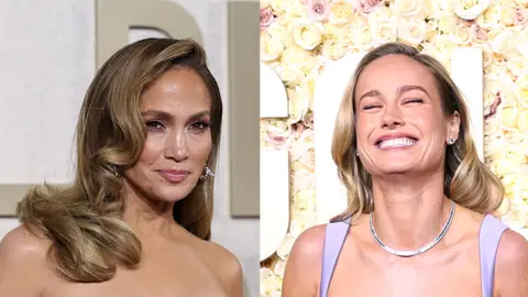 Jennifer Lopez y Brie Larson en los Globos de Oro Jennifer Lopez y Brie Larson en los Globos de Oro