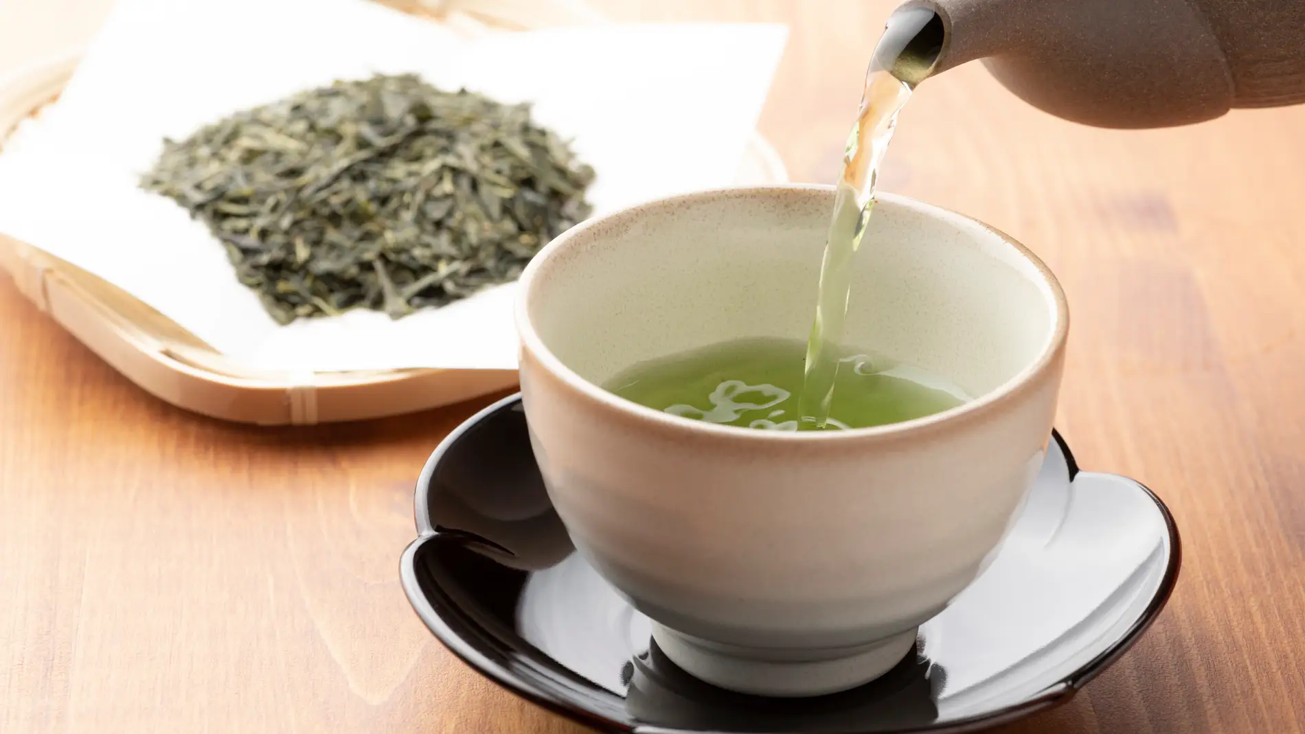 Infusión de té verde