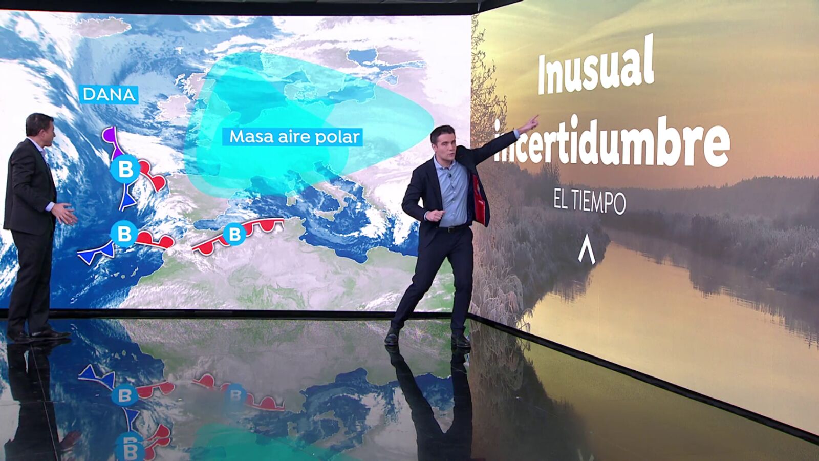 César Gonzalo avisa de un temporal con inusual incertidumbre, las nevadas serán menos fuertes de lo anunciado