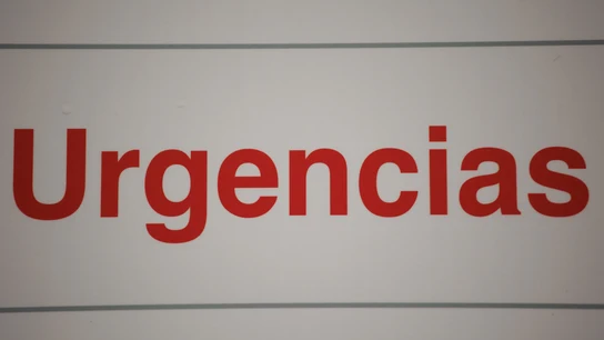Un cartel de Urgencias en el Hospital Ramón y Cajal Un cartel de Urgencias en el Hospital Ramón y Cajal