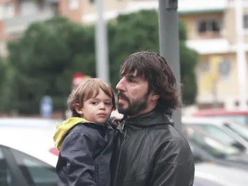 Santi Millán y su hijo Marc Santi Millán y su hijo Marc