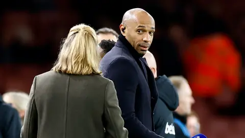Thierry Henry, en el Emirates Stadium Thierry Henry, en el Emirates Stadium