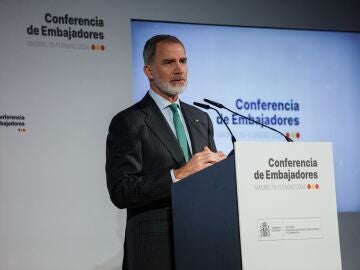 El rey Felipe VI interviene en una Conferencia de Embajadores