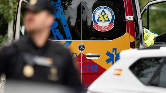 Una ambulancia de la Comunidad de Madrid Una ambulancia de la Comunidad de Madrid
