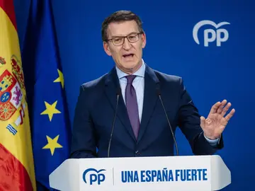 Feijóo este jueves en rueda de prensa Feijóo este jueves en rueda de prensa