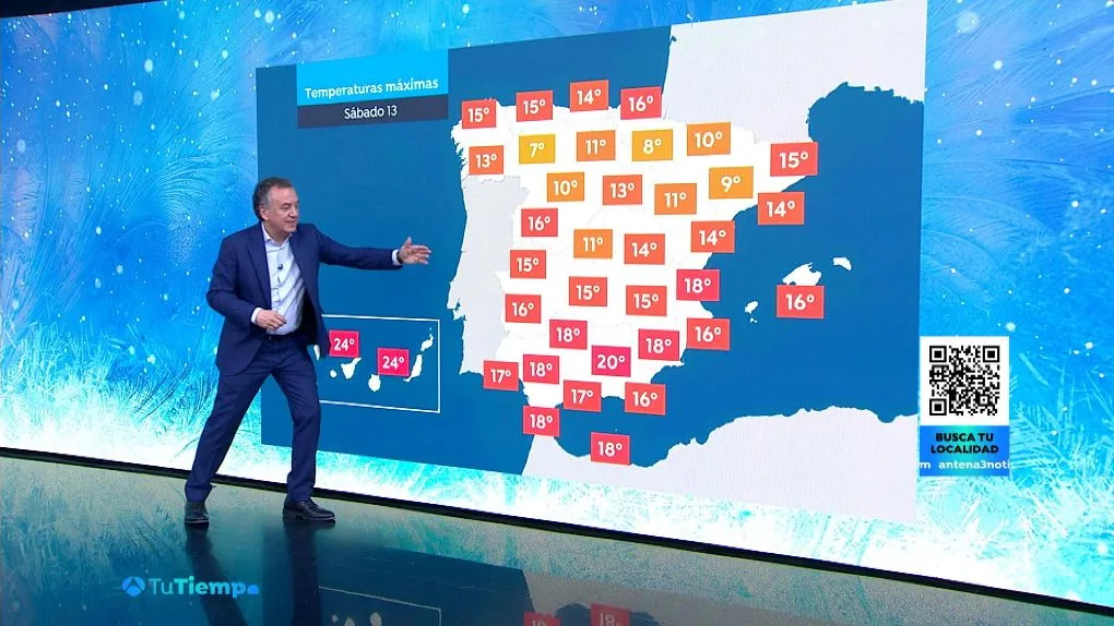 La previsión del tiempo de Roberto Brasero La previsión del tiempo de Roberto Brasero