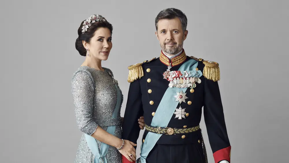 El retrato oficial de Federico y Mary de Dinamarca