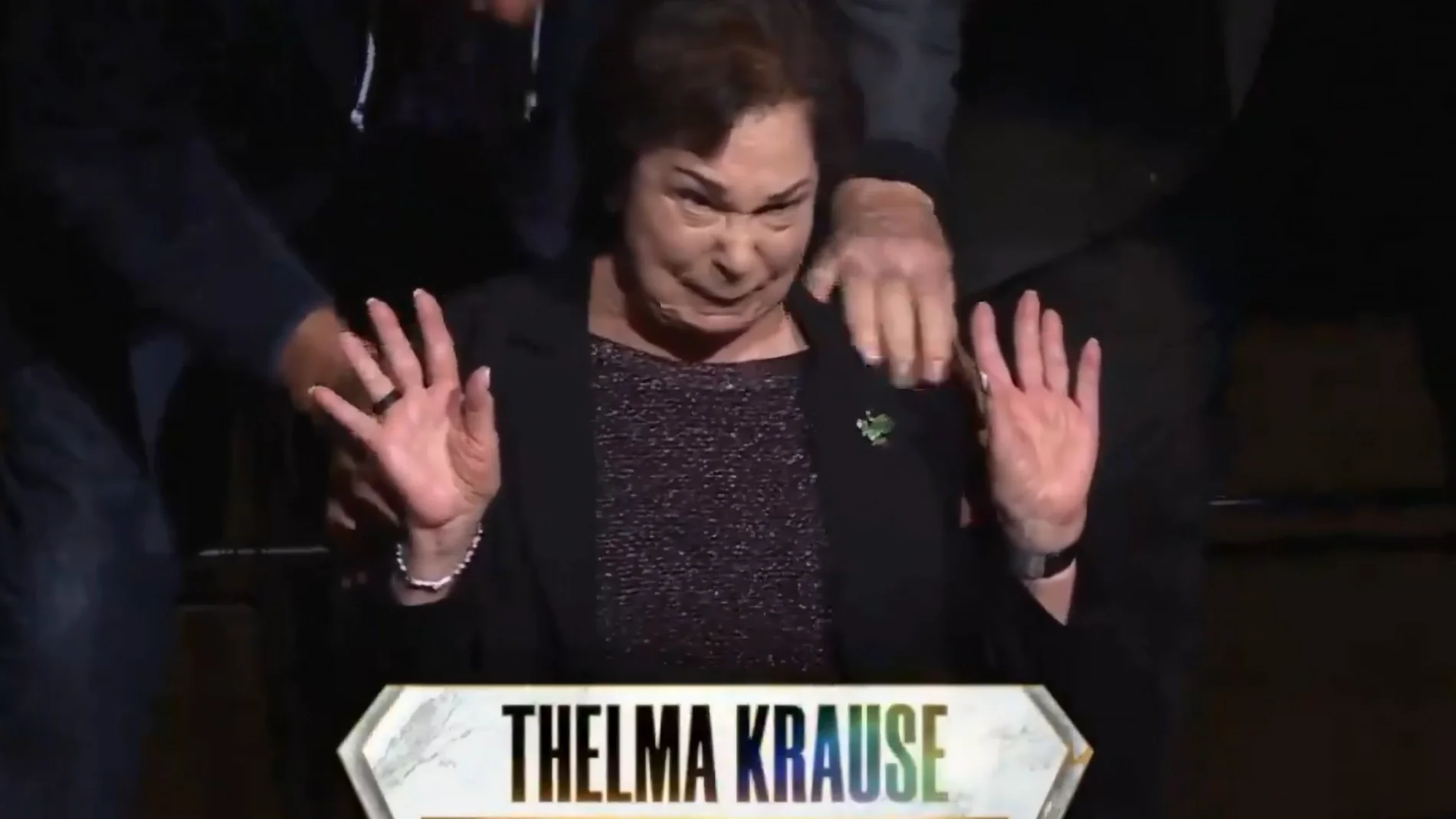 Thelma Krause, mujer del fallecido Jerry Krause