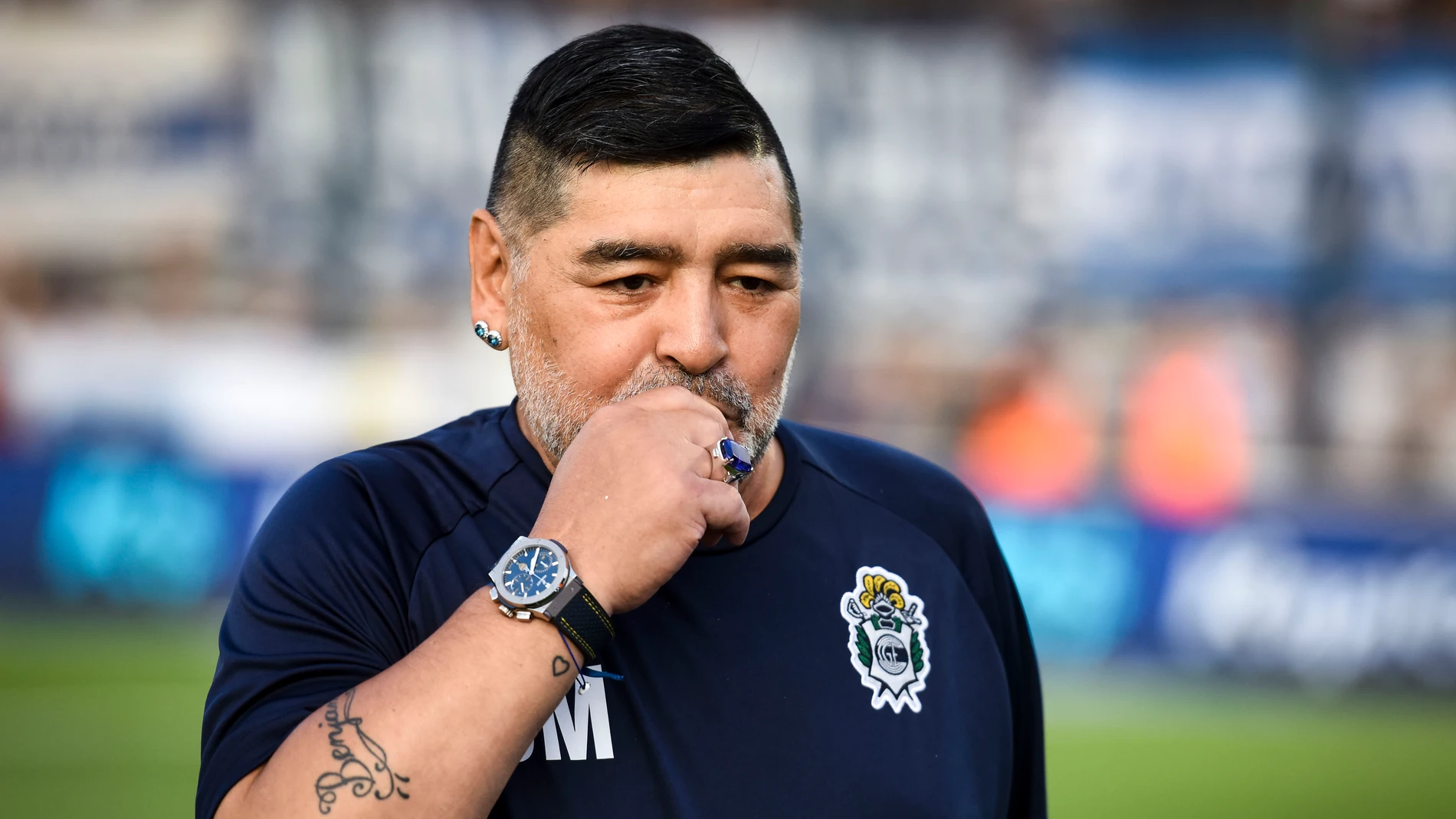 Maradona el 4 de enero de 2020