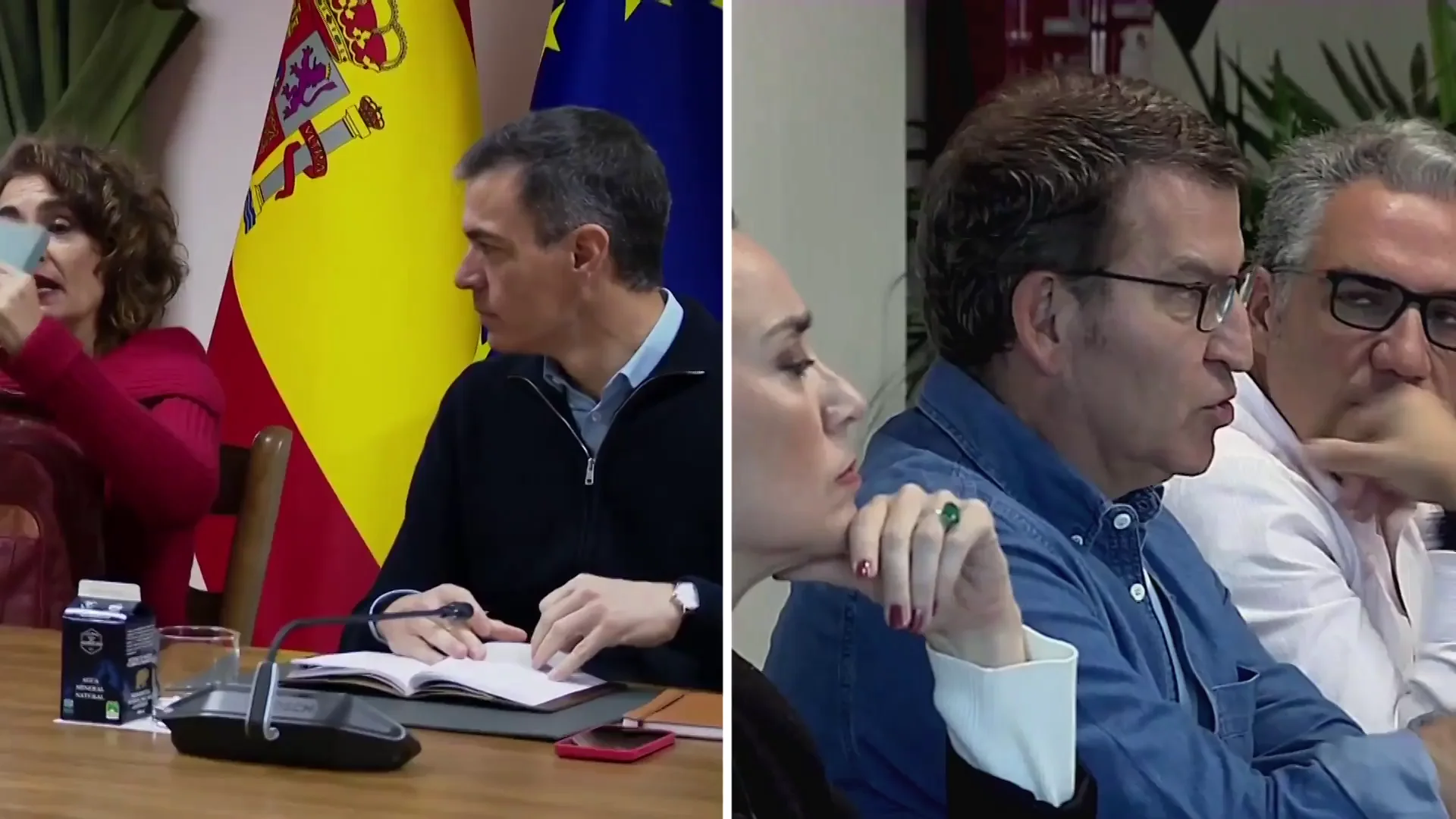 Pedro Sánchez y Alberto Núñez Feijóo Pedro Sánchez y Alberto Núñez Feijóo