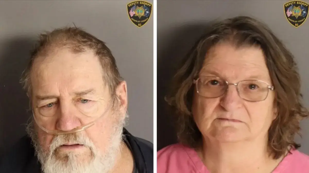 Imagen de la pareja detenida