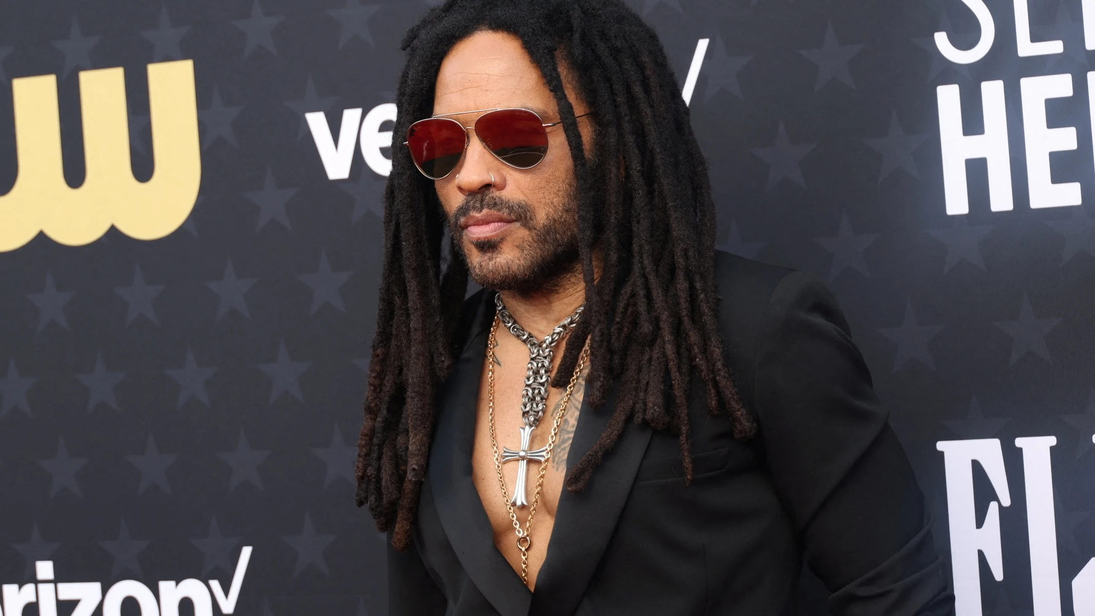 Lenny Kravitz en los Critics Choice Awards 2024