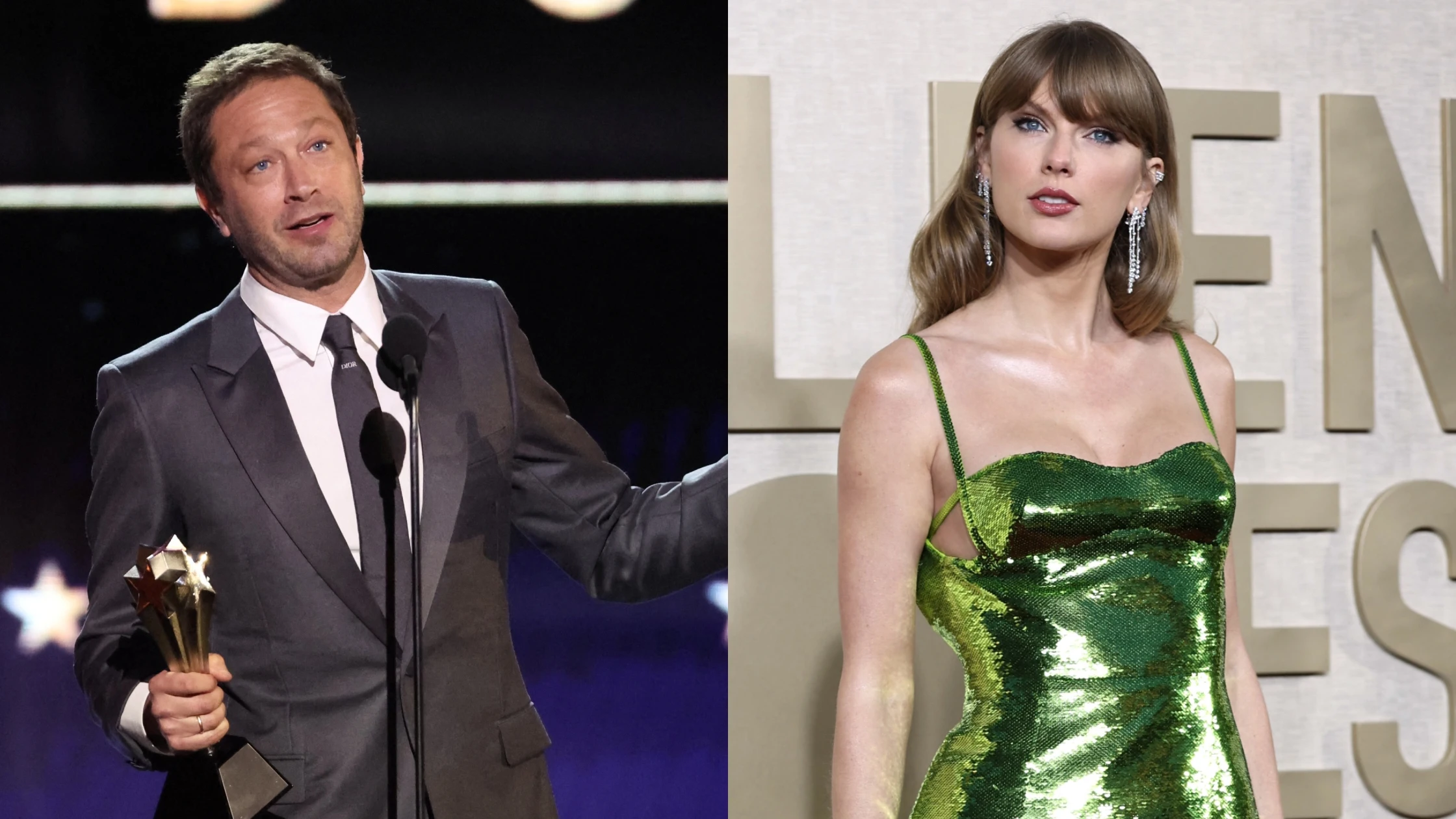 Ebon Moss-Bachrach y Taylor Swift Ebon Moss-Bachrach y Taylor Swift