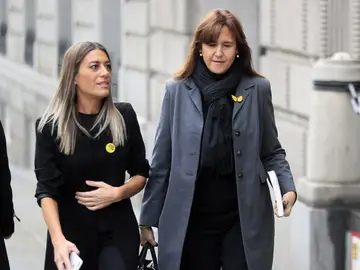 Míriam Nogueras y Laura Borràs Míriam Nogueras y Laura Borràs