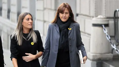 Míriam Nogueras y Laura Borràs Míriam Nogueras y Laura Borràs