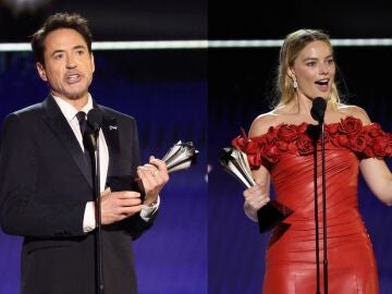 Robert Downey Jr. y Margot Robbie en los Critics Choice