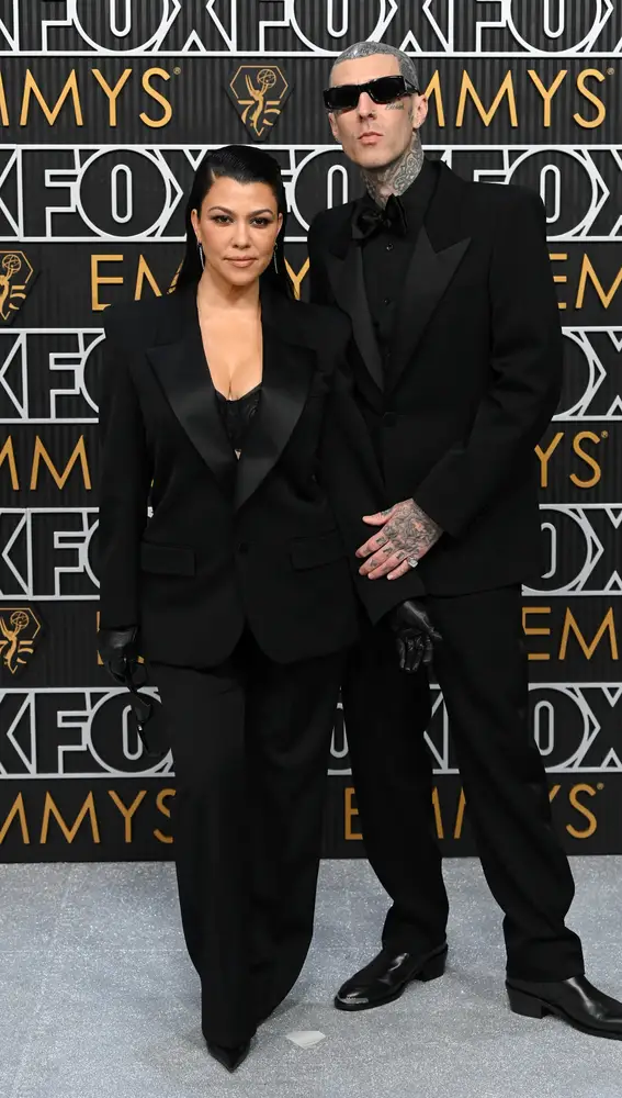 Kourtney Kardashian y Travis Barker, Premios Emmy 2024