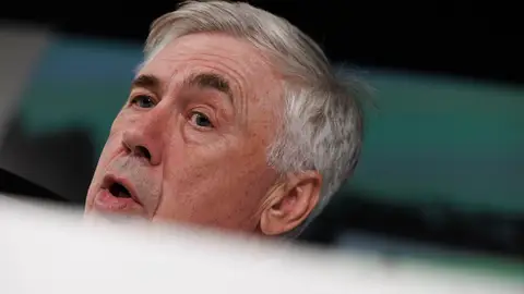 Carlo Ancelotti, en rueda de prensa Carlo Ancelotti, en rueda de prensa