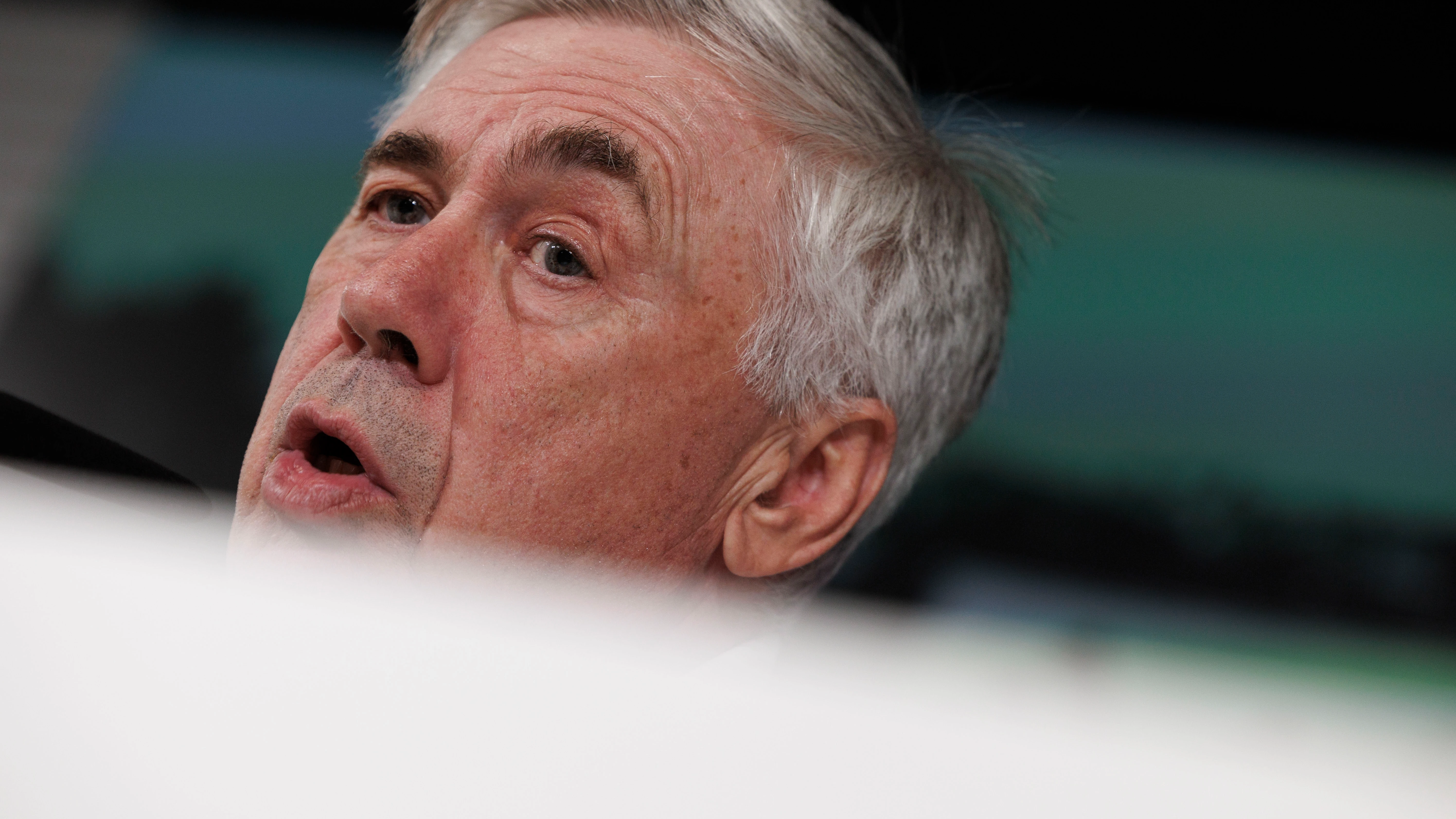 Carlo Ancelotti, en rueda de prensa Carlo Ancelotti, en rueda de prensa