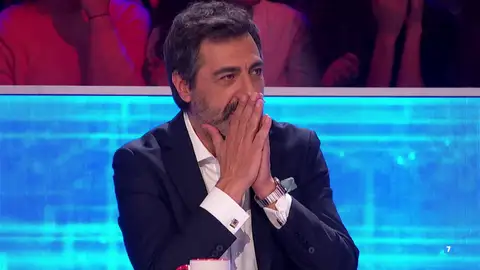 La tensión de Juan del Val ante el reto de Marta Díaz La tensión de Juan del Val ante el reto de Marta Díaz