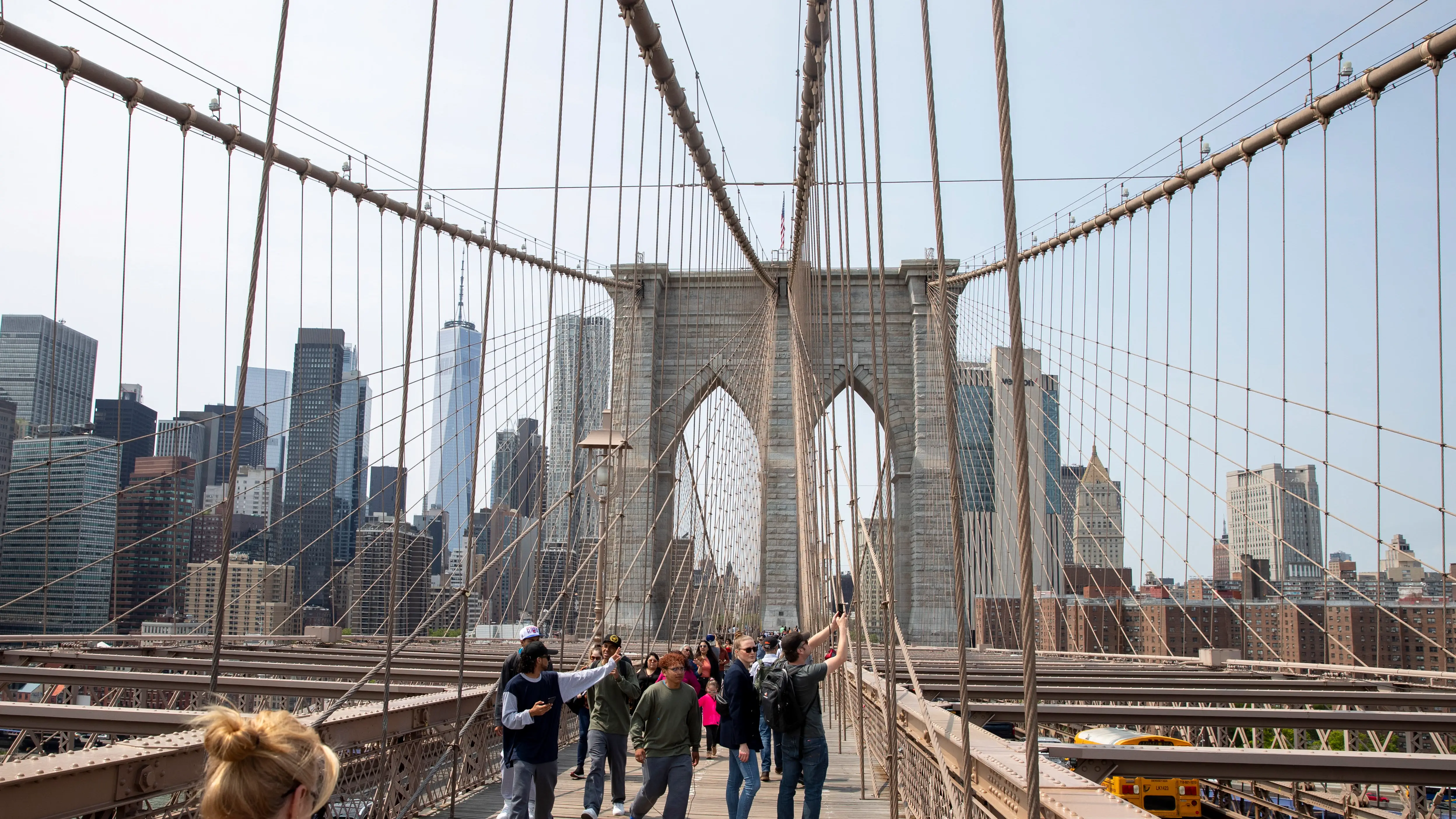 Imagen del Puente de Brooklyn de Nueva York Imagen del Puente de Brooklyn de Nueva York