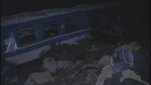 Accidente de tren en Montenegro Accidente de tren en Montenegro