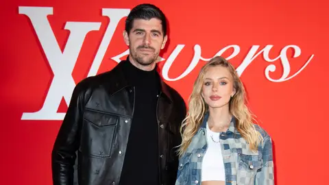 Mishel Gerzig y Thibaut Courtois Mishel Gerzig y Thibaut Courtois