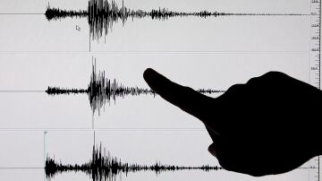 Imagen de archivo de un sismógrafo tras un terremoto. 