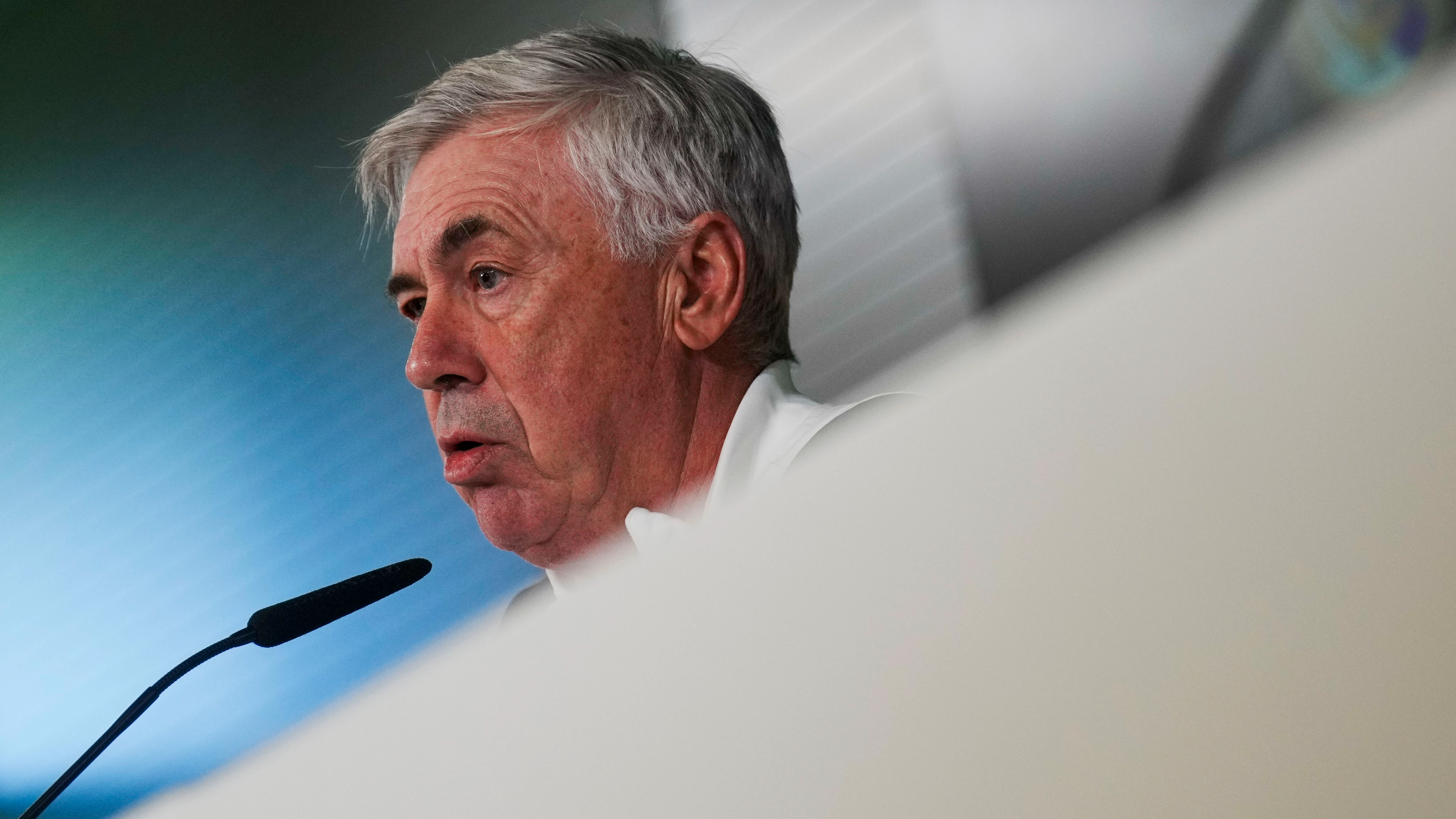 Carlo Ancelotti, en rueda de prensa Carlo Ancelotti, en rueda de prensa