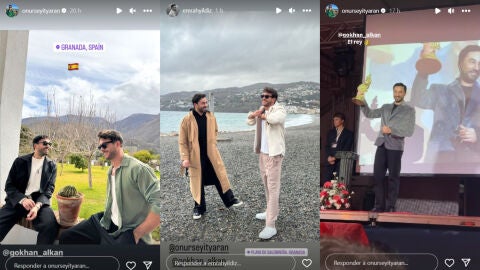 Onur Seyit Yaran y Gokhan Alkan durante su estancia en España