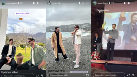 Onur Seyit Yaran y Gokhan Alkan durante su estancia en España Onur Seyit Yaran y Gokhan Alkan durante su estancia en España