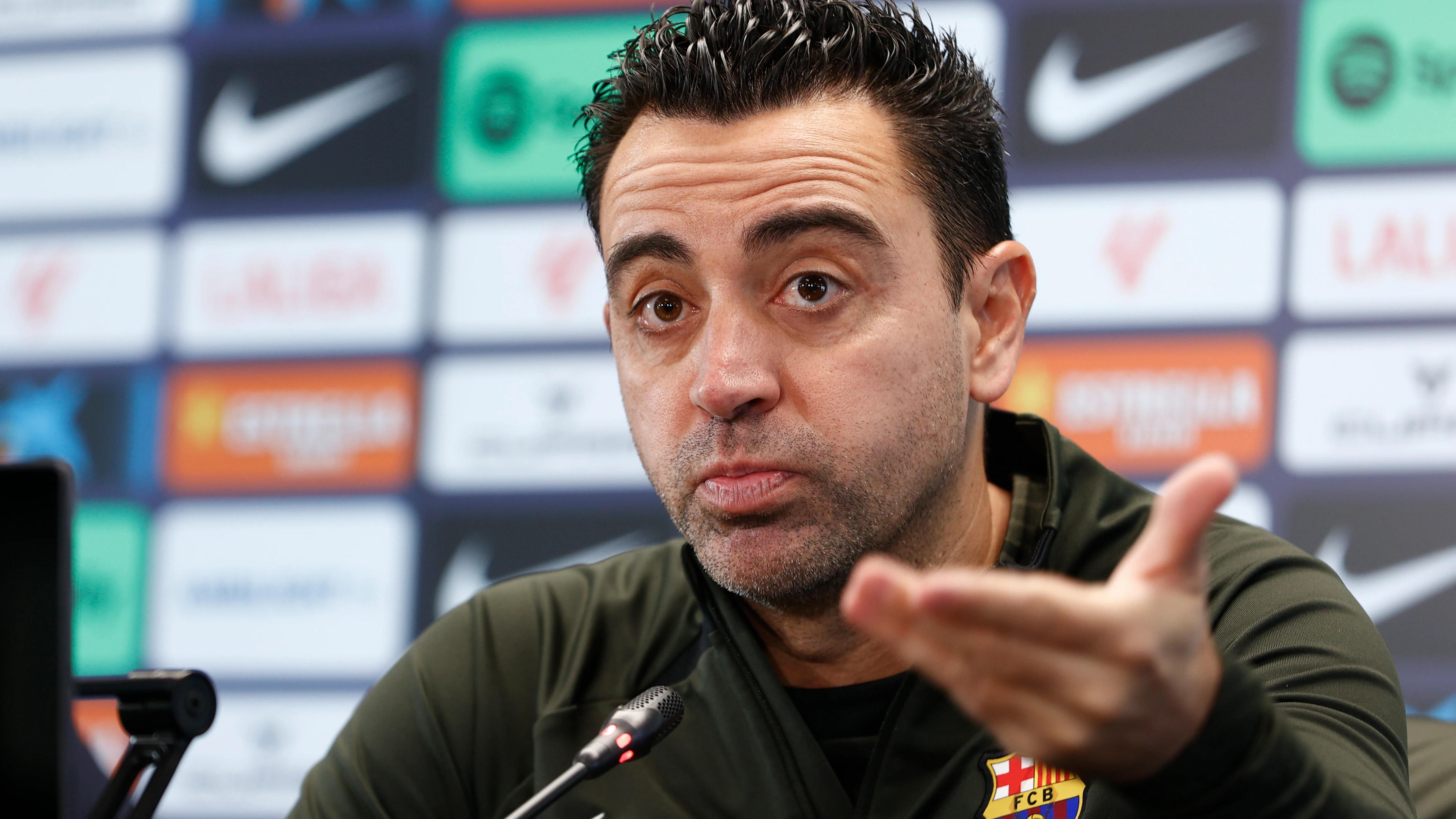 Xavi Hern&aacute;ndez, en rueda de prensa