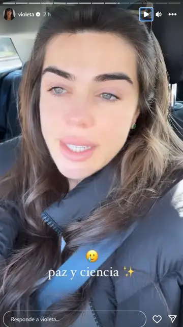 Violeta Mangriñán da la última hora sobre la salud de su bebé Violeta Mangriñán da la última hora sobre la salud de su bebé