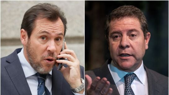 Emiliano Garc&iacute;a-Page y &Oacute;scar Puente