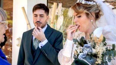 El desastroso reportaje fotográfico de la boda de Marta y Javier: 