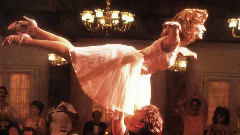 El salto de Jennifer Grey y Patrick Swayze en Dirty Dancing El salto de Jennifer Grey y Patrick Swayze en Dirty Dancing