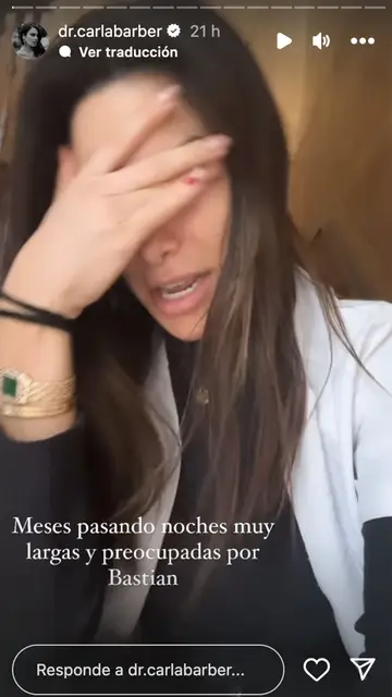 Carla Barber cuenta que su hijo Bastian tendrá que pasar por quirófano Carla Barber cuenta que su hijo Bastian tendrá que pasar por quirófano