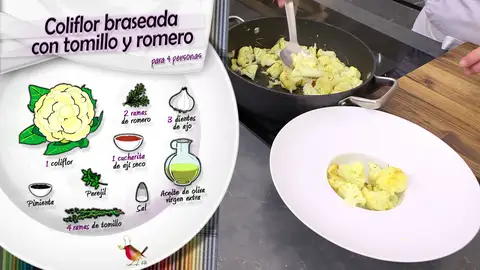Ingredientes Coliflor braseada Ingredientes Coliflor braseada