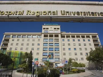 Fachada del Hospital Regional de Málaga Fachada del Hospital Regional de Málaga