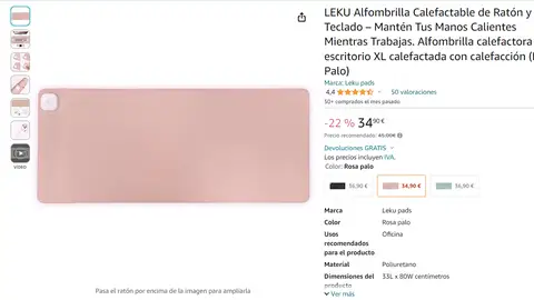 Alfombrilla calefactable Alfombrilla calefactable