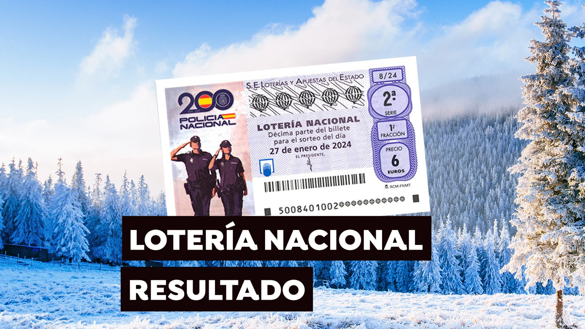 Sorteo Lotería Nacional: Comprobar décimo de hoy sábado 27 de enero, en directo Sorteo Lotería Nacional: Comprobar décimo de hoy sábado 27 de enero, en directo