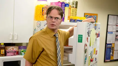 Rainn Wilson como Dwight en The Office Rainn Wilson como Dwight en The Office