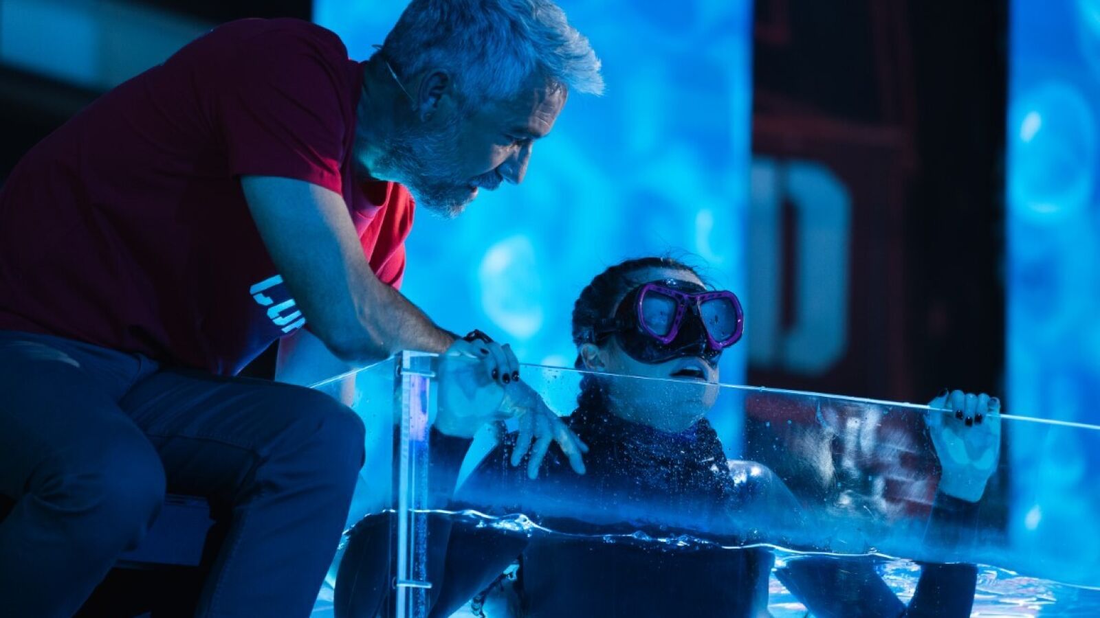 La pelea de Marta Díaz para llegar al 1:11 en la apnea en El Desafío 