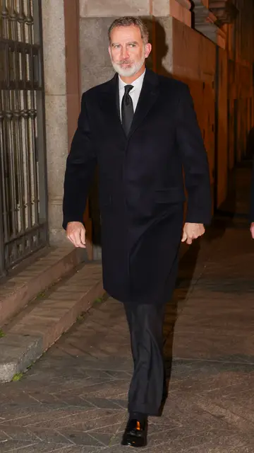 El rey Felipe VI en el funeral de César Alierta El rey Felipe VI en el funeral de César Alierta